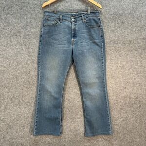 Vintage Levis 515 Jeans Women Size 14 Mis M Blue Bootcut Lower Rise Made in USA